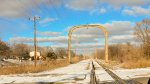 Rail tracks at Allen Park